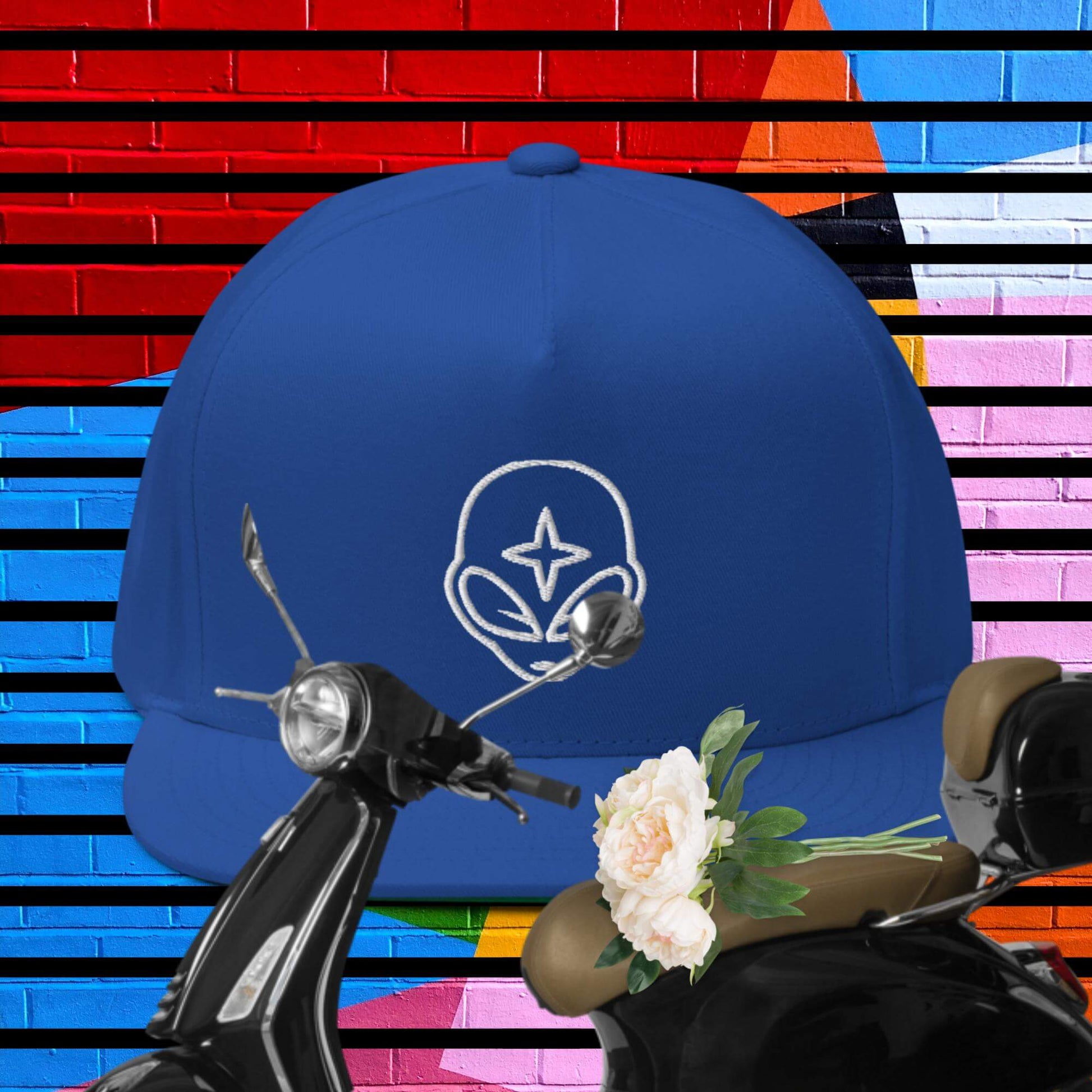 This men's hat with alien embroidery is a personalized hat for people with personality that is made for you with a unique design using the best prints from on-demand suppliers to ensure better quality.